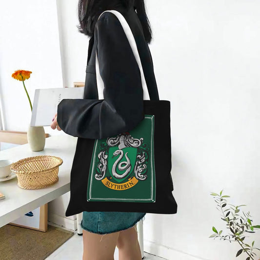 ✨Slytherin Crest Canvas Tote