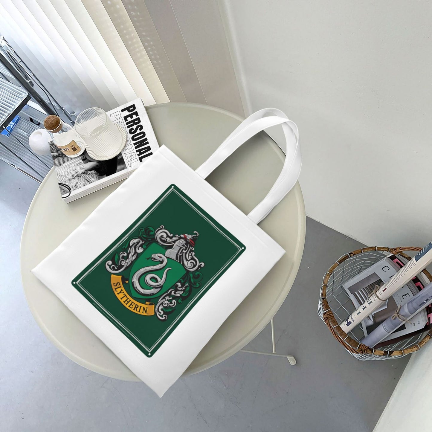 ✨Slytherin Crest Canvas Tote